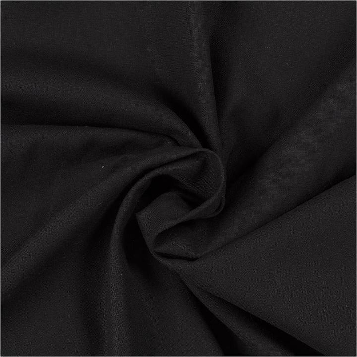 Produktbild Creativ Company Stoff 145 cm x 2000 cm, Schwarz