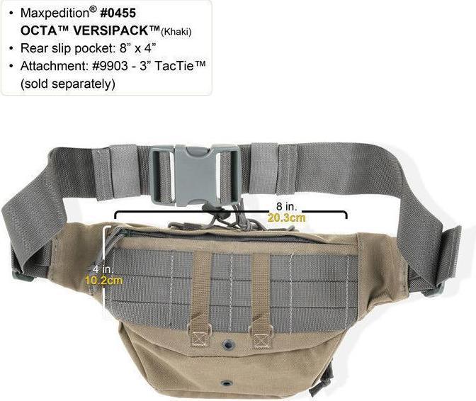 Actual product image Maxpedition Octa Versipack