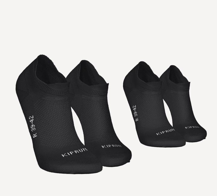 Image du produit Kiprun Chaussettes de course fines et invisibles pack de 2 - Run 500 (43, 46)
