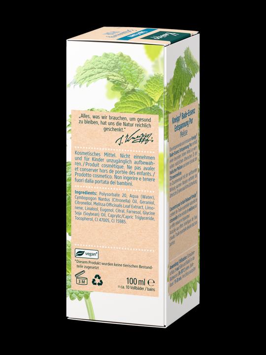 Actual product image Kneipp Bath Essence Relaxation Pure Melissa (100 ml, Bath oil)