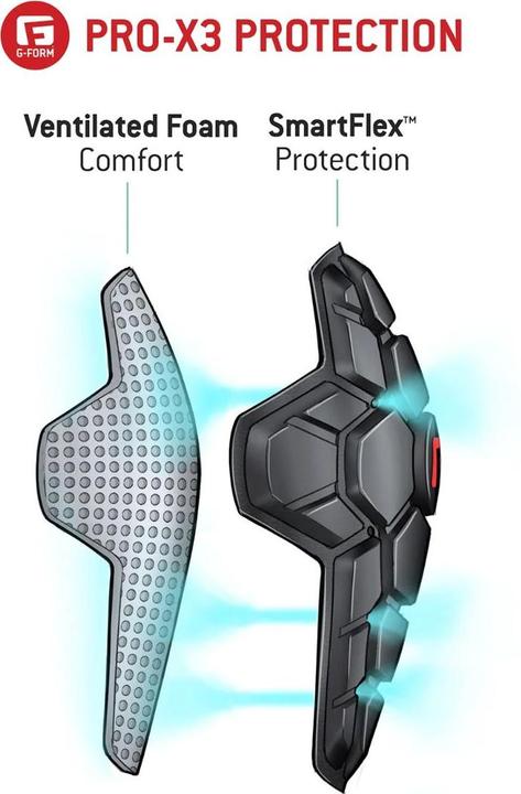Immagine prodotto G-Form Protezioni per le ginocchia Pro-X3 per i giovani (S, M, Ginocchiera, Esemplare unico)