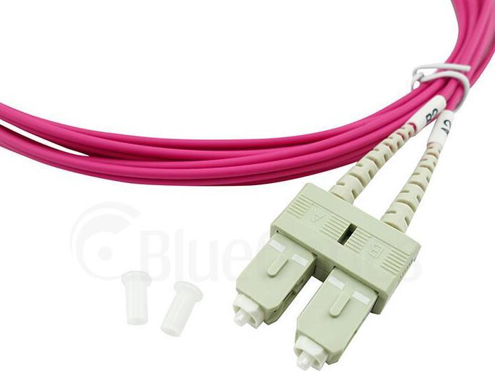 Immagine prodotto CBO Cavo patch in fibra ottica BlueOptics LC / SC MM OM4 magenta 3,0 m (U/FTP, CAT6, 3 m)