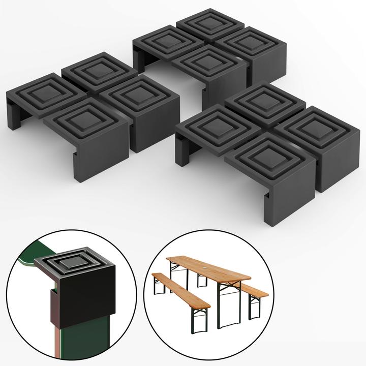 Immagine prodotto Deuba Protezioni per pavimenti (Cursori in plastica, 12 Pezzo/i)