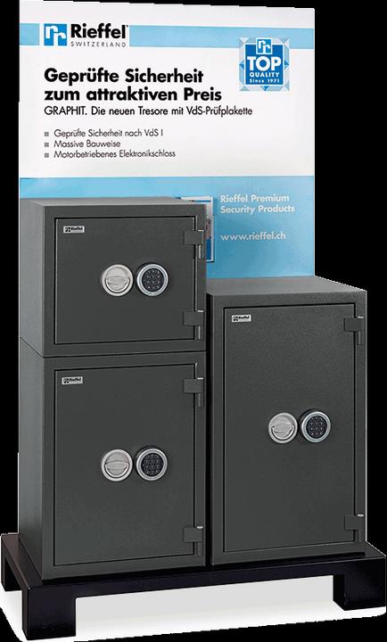 Produktbild Rieffel Möbeltresor mit Elektronik GRAPHIT 5 E / VDS I (70 l)