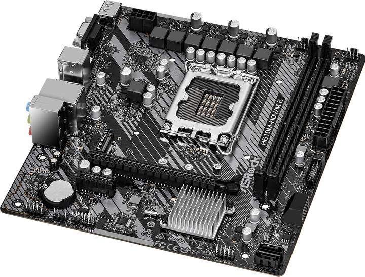 Image du produit AsRock H610M-HDV/M.2 R2.0 (LGA 1700, Intel H610, mATX)