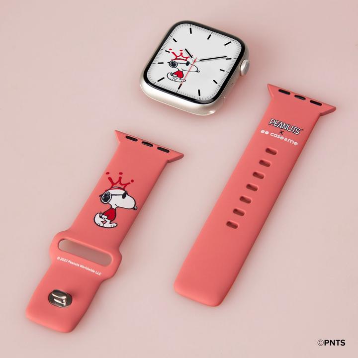 Image du produit Caseme Bracelet pour Apple Watch 38/40/41 mm avec design Peanuts (38 mm, 40 mm, 41 mm, Silicone)