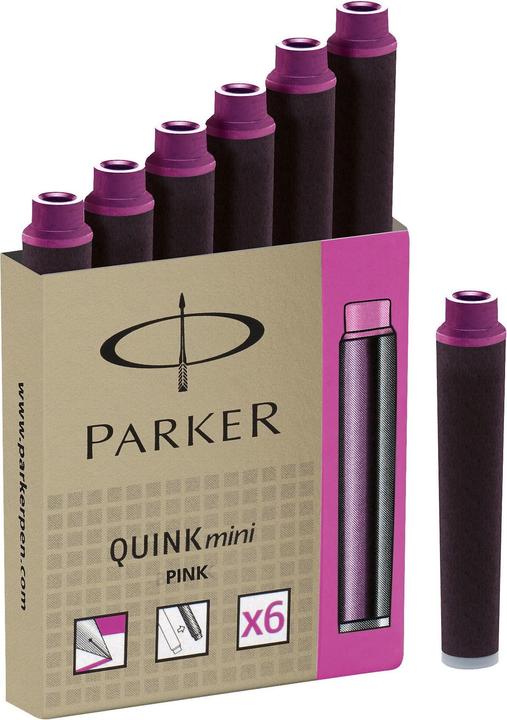 Parker Pen QUINK Mini (cartouches d'encre, Rouge)