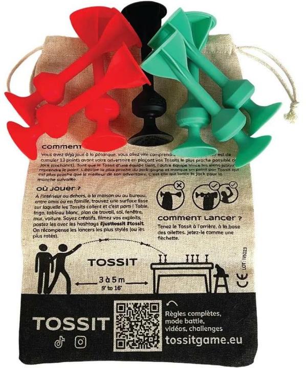 Image du produit Tossit Fléchettes à ventouse (Français, Allemand)
