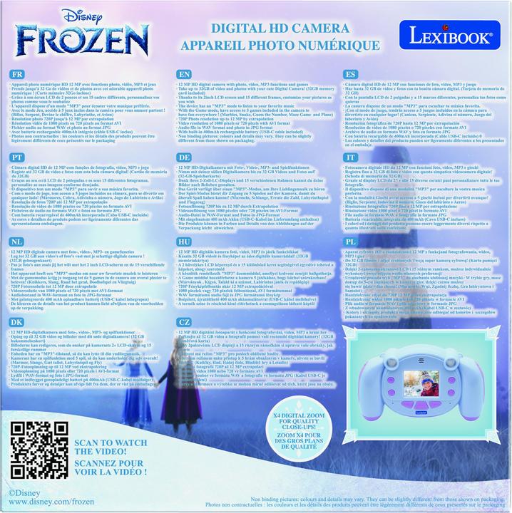 Immagine prodotto Lexibook Macchina fotografica per bambini Frozen