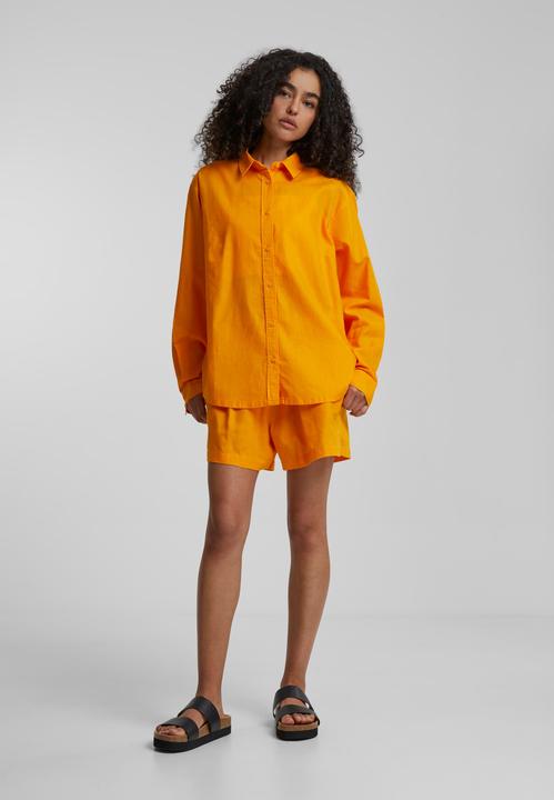 Actual product image Urban Classics Ladies Linen Mixed Oversized Shirt - 165597 (5XL)