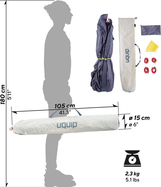Produktbild Uquip Speedy (Tarp, 2.50 kg, 1 Person)