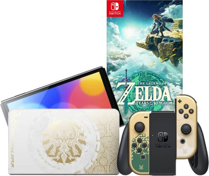 Produktbild Nintendo OLED Modell TofK Edition + The Legend of Zelda: Tears of the Kingdom
