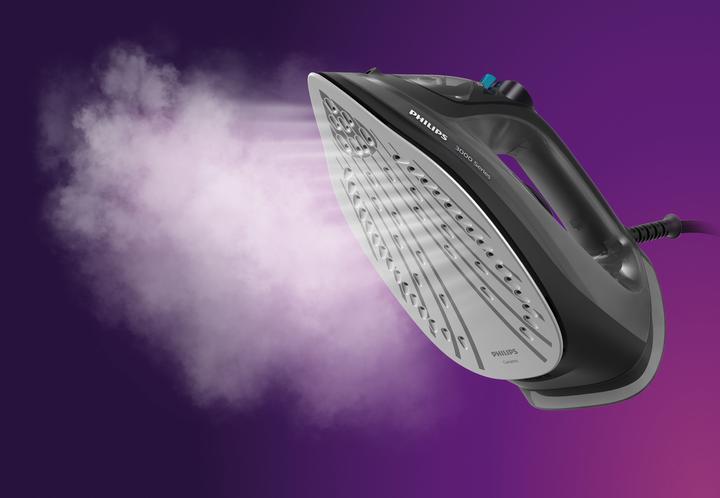 Productafbeelding Philips 3000 Serie DST3041 / 80 Stoomstrijkijzer Keramische Plaat 2600 W Zwart (2600 W, 200 g/min)
