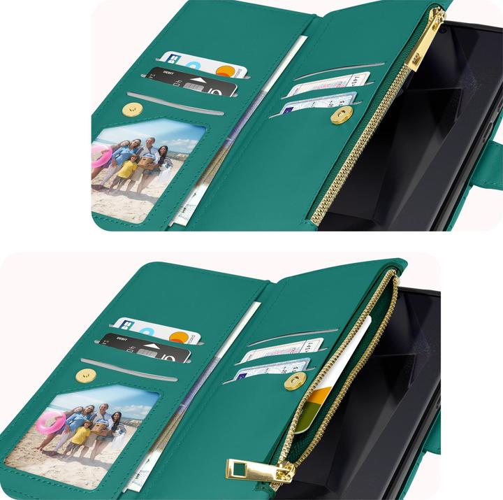 Actual product image Avizar Quilted Charm Wallet Cover Series (Samsung Galaxy S24 Ultra)