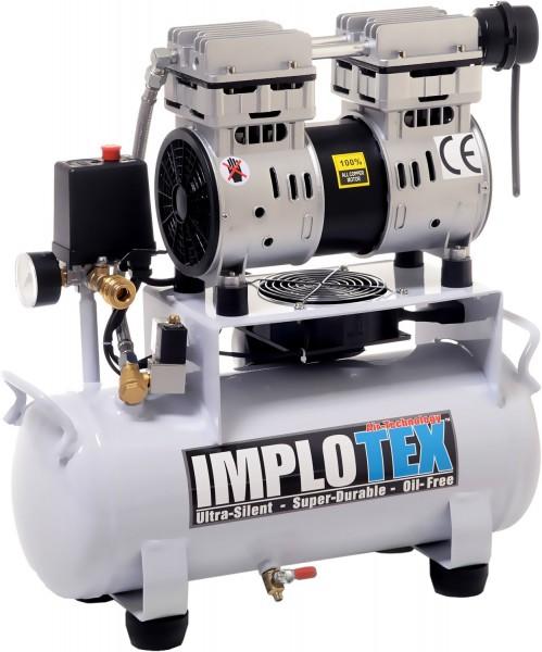 Produktbild Implotex - Flüsterkompressor 850W 14L Silent Druckluftkompressor nur 55dB leise ölfrei flüster Kompr (8 Bar, 14 l)