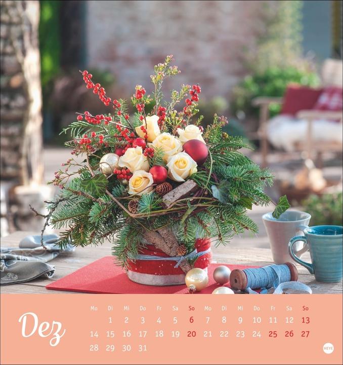Productafbeelding Herzliche Blumengrüsse Postkartenkalender 2026 (Hardcover, Duits)