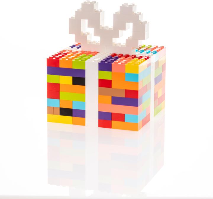Produktbild LEGO Hochsteine Bunt gemischt - 160 gr. - ca. 100 Stück - Colorful basic bricks mix - NEU (LEGO Zubehör)