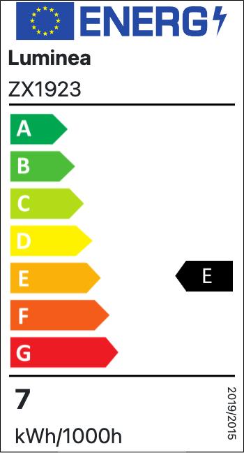 Label énergétique Luminea Lot de 4 ampoules LED à filament E27 (E27, 6 W, 806 lm, 4 x, E)