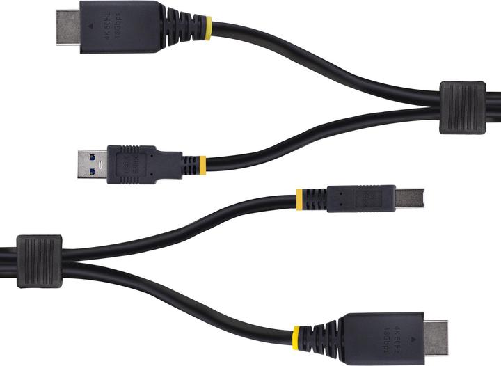 Productafbeelding StarTech .com HU12210-KVM-CABLE, 3,1 m, USB, USB, HDMI, Schwarz, HDMI + USB 3.2 Gen 1 Type-A