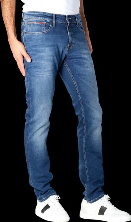 Actual product image Tommy Hilfiger Scanton Slim Fit wilson mid blue stretch (W34/L36)