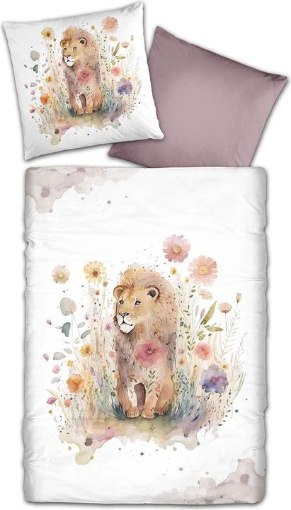 Produktbild Traumschlaf Löwe (Bettwäsche Set, 155x220 cm + 80x80 cm)