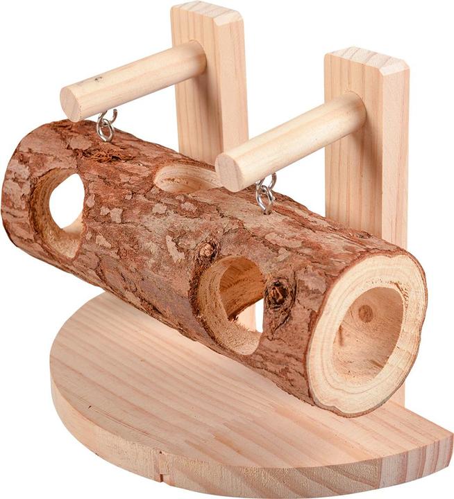 Produktbild Duvoplus Spielplatz mit Klettergerüst und Holzschaukel für Nagetiere