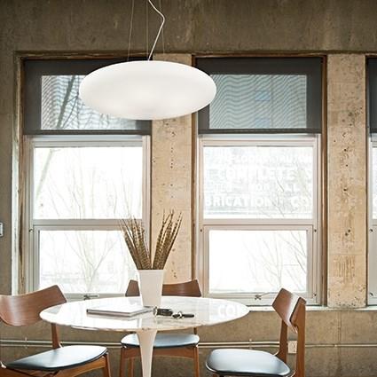Actual product image Ideal lux SMARTIES pendant light E27 triple ⌀500mm dimmable white 032009 (E27)
