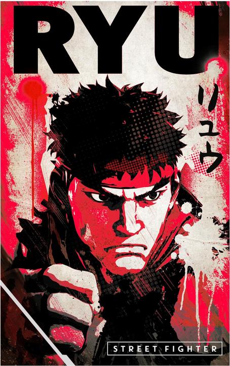 Actual product image Street Fighter Unisex Adult Ryu Hoodie (XL)