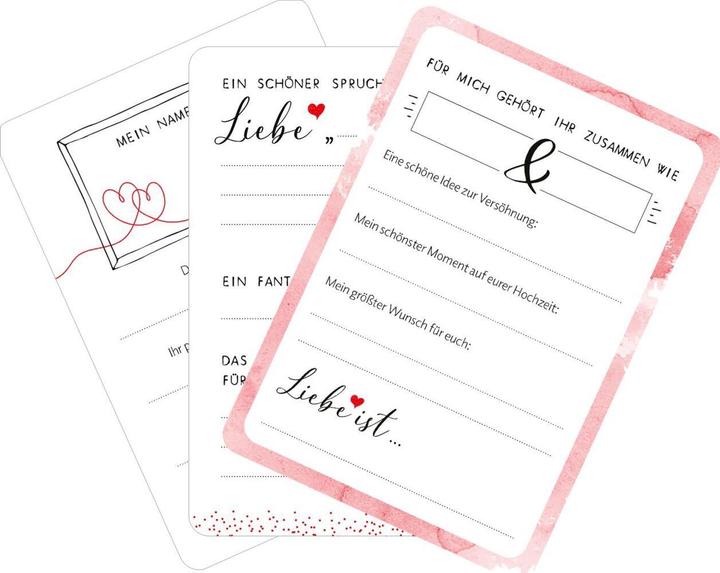 Immagine prodotto Biglietti per il libro degli ospiti del matrimonio