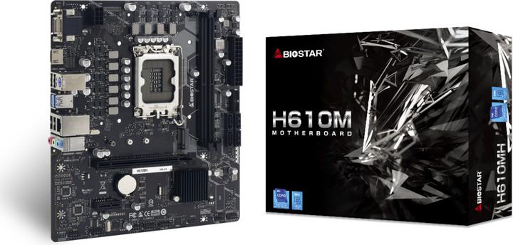 Immagine prodotto Biostar MB H610MH H610,S1700,mATX,Intel (LGA 1700, Intel H610, mATX)