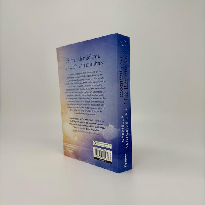 Produktbild Moments so blue like our love (Blue Eternity 1) (Deutsch, Gabriella Santos de Lima, 2025)
