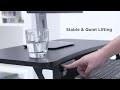 Productafbeelding Maclean MC-835 MC-835 Elektrisch bureau, tafel, werkstation max hoogte 122 cm max 37 kg (80 x 40 cm)