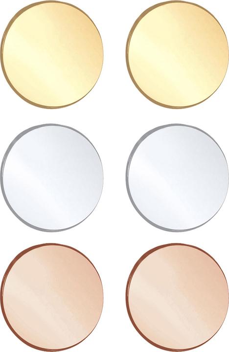 Produktbild Elli Bi Color Tri Color, Geo, Kreis (925 Sterling Silber Rosegold, 925 Sterling Silber vergoldet)