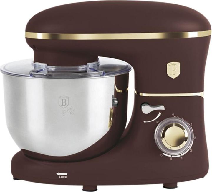 Produktbild BerlingerHaus Küchenmaschine matt bordeaux Leonardo Collection (1300 W)
