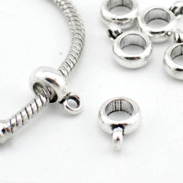 Hermex Verbindungsstück für Charms - Silbrig (Kupferlegierung)