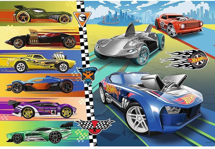 Actual product image Trefl Puzzle 24 Elements Maxi Fast Cars Hot Wheels (24 pieces)