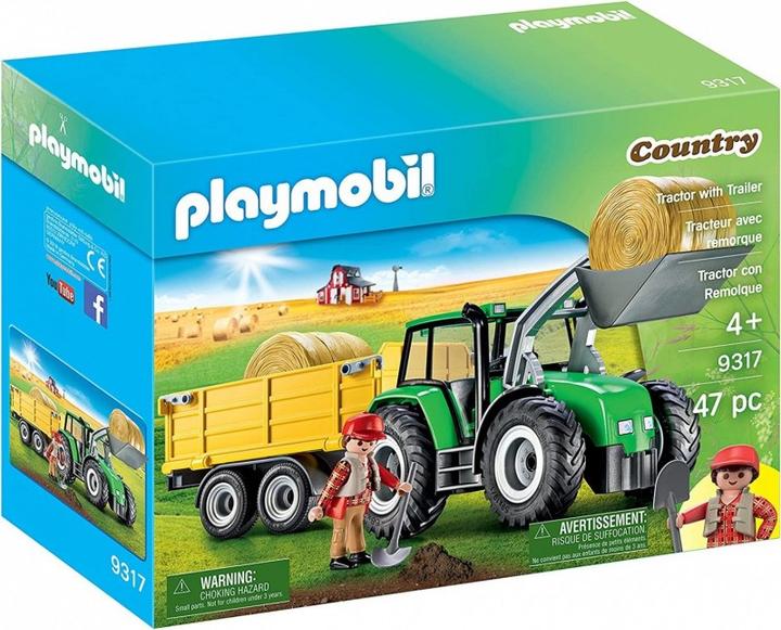 Produktbild Playmobil Tractor with Trailer (9317, Playmobil Country)