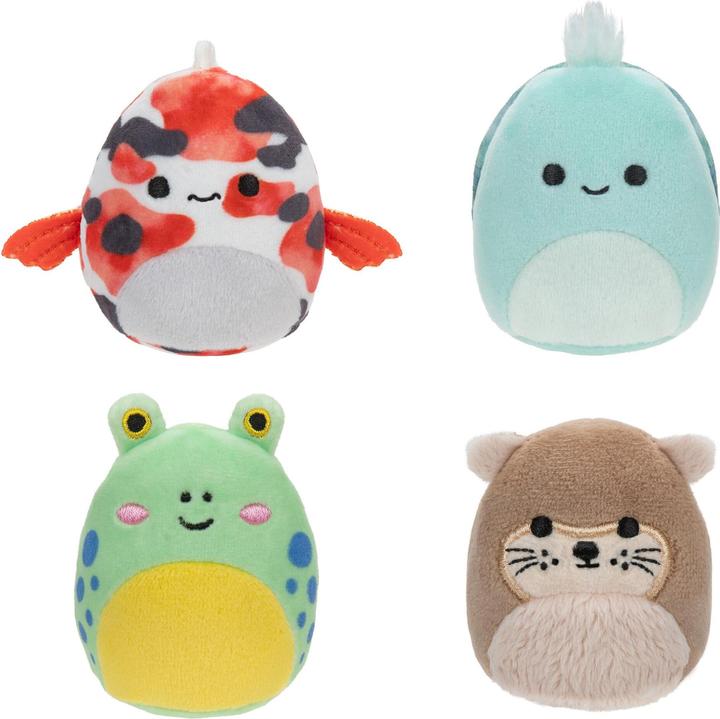 Actual product image Squishmallows Squishville Mini plush figures 4-pack Pond Squad 5 cm (5 cm)
