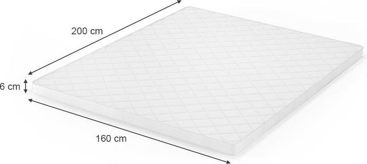Produktbild VitaliSpa Top (160 x 200 x 6 cm)