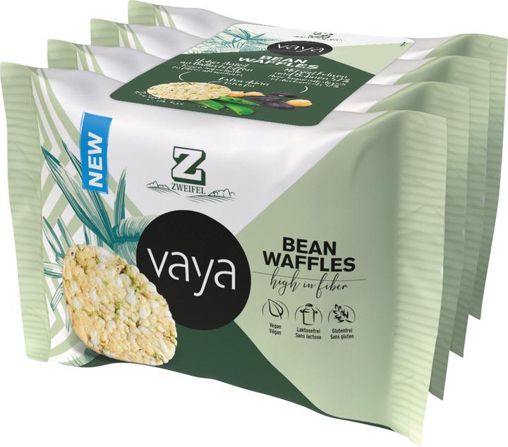 Actual product image Zweifel Vaya Bean Waffles 4 x 17 g (77 g)