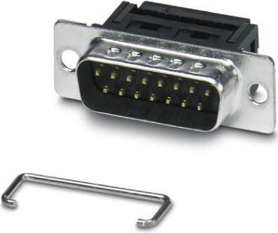 Actual product image Phoenix Contact D-SUB male connector 90 ° Number of poles: 15 Schneid-Klemm VS-15-ST-DSUB-FK 10 pcs.