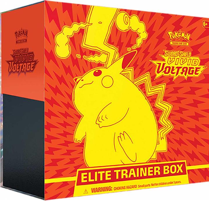 Actual product image Pokémon Vivid Voltage (English, Elite / Top Trainer Box)
