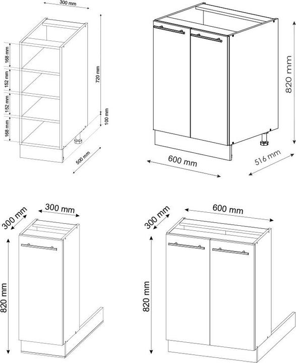 Actual product image Vicco Fame-Line (90 x 82 x 81 cm)