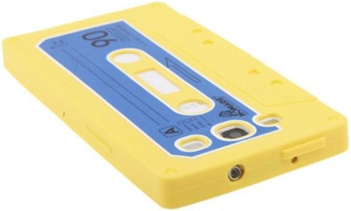 Actual product image König Design Silicone Case Cassette for Mobile Samsung I9300 Galaxy S3 Yellow (Samsung Galaxy S3 Neo, Samsung Galaxy S3)