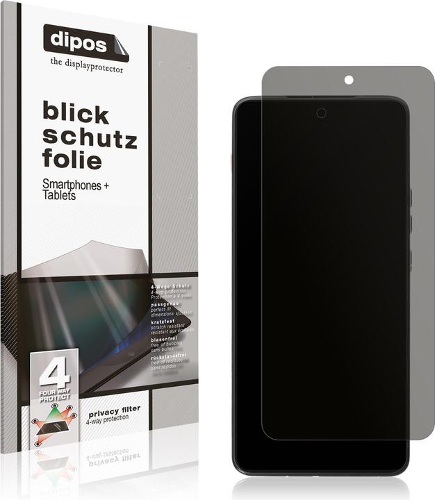 Actual product image Dipos Privacy Screen Protector 4-Way Privacy-Filter (1 Piece, Motorola ThinkPhone)