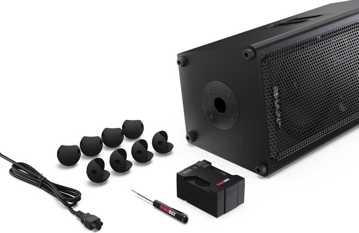 Actual product image Sharp CP-LS100 BT Party Speaker black (10 h, Rechargeable battery operated, Electrical connection)