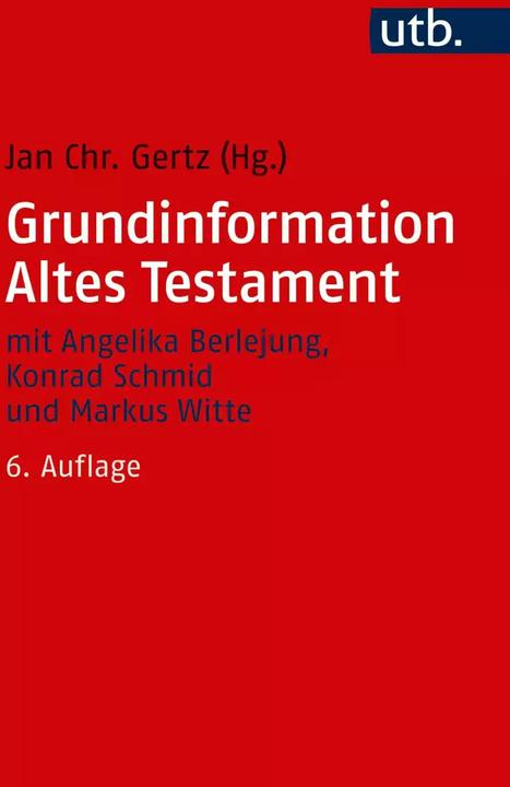 Immagine prodotto Grundinformation Altes Testament (Tedesco, Jan Christian Gertz, 2019)