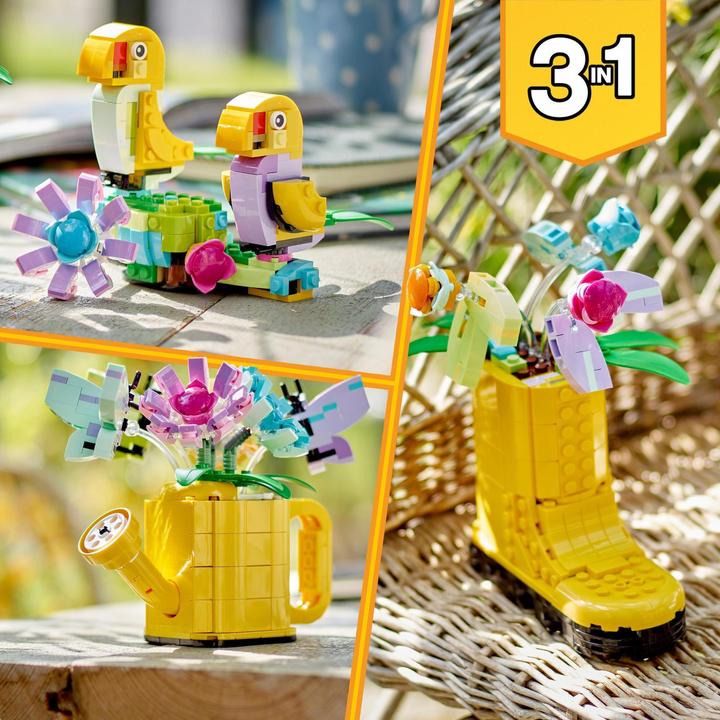 Image du produit LEGO 31149 Arrosoir avec fleurs (31149, LEGO Creator 3-in-1)