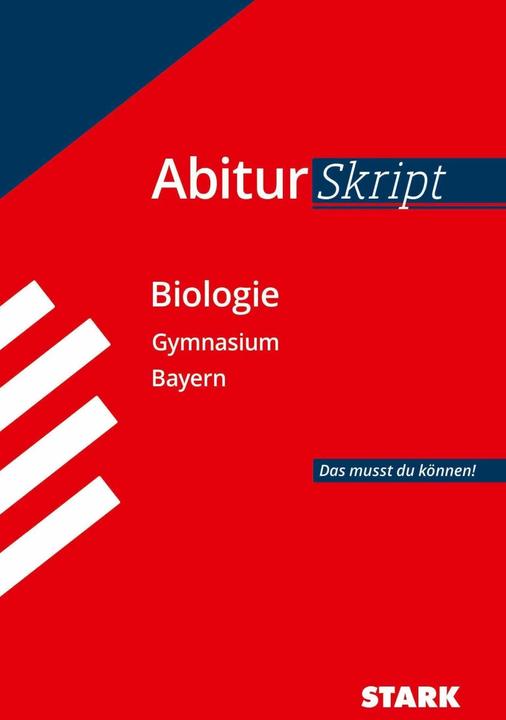 Produktbild AbiturSkript - Biologie Bayern (Deutsch, Brigitte Meinhard, 2018)