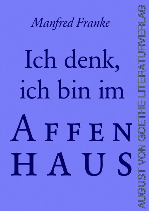 Immagine prodotto Ich denk', ich bin im Affenhaus (Tedesco, Manfred Franchi, 2024)